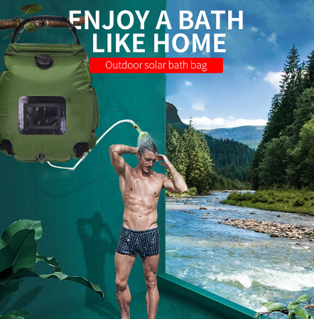 20L solar outdoor Shower  bag