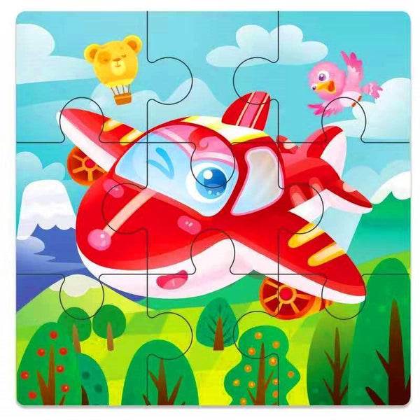 Kids Wooden Educational Toy Puzzle Learn From Home