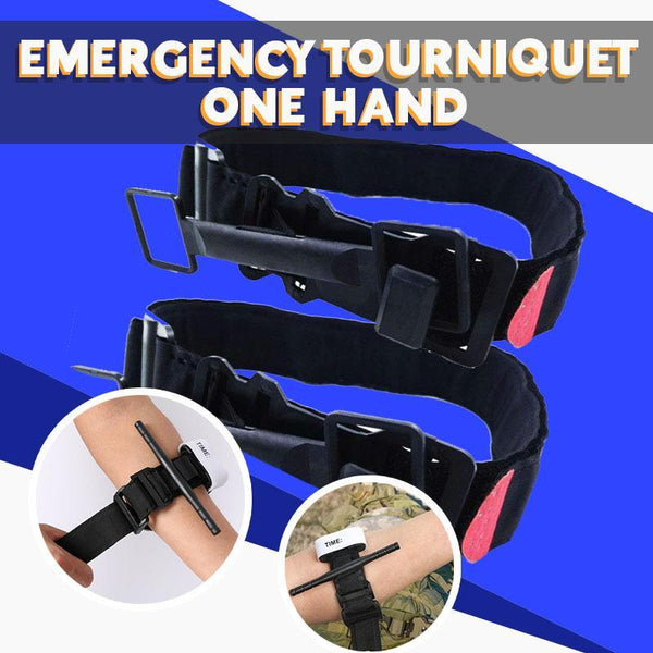 EMERGENCY TOURNIQUET ONE HAND