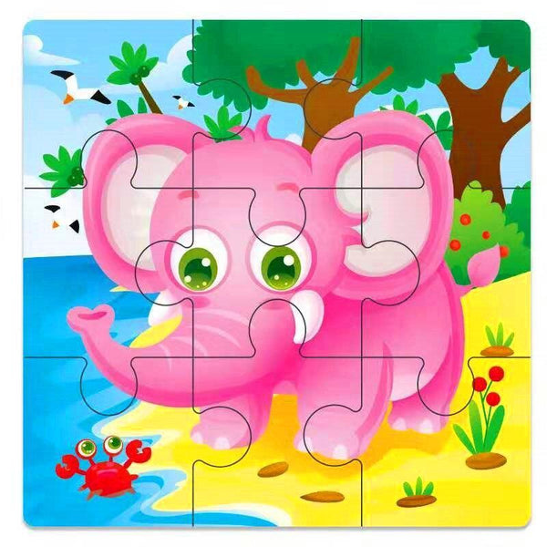 Kids Wooden Educational Toy Puzzle Learn From Home