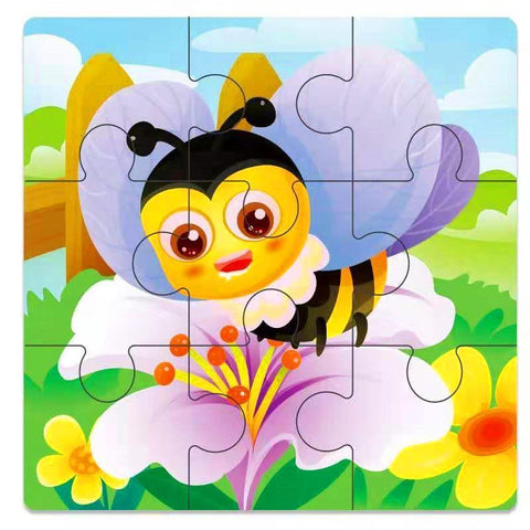 Kids Wooden Educational Toy Puzzle Learn From Home