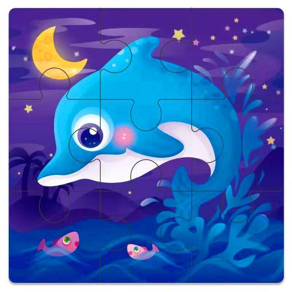 Kids Wooden Educational Toy Puzzle Learn From Home