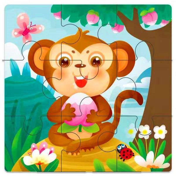 Kids Wooden Educational Toy Puzzle Learn From Home