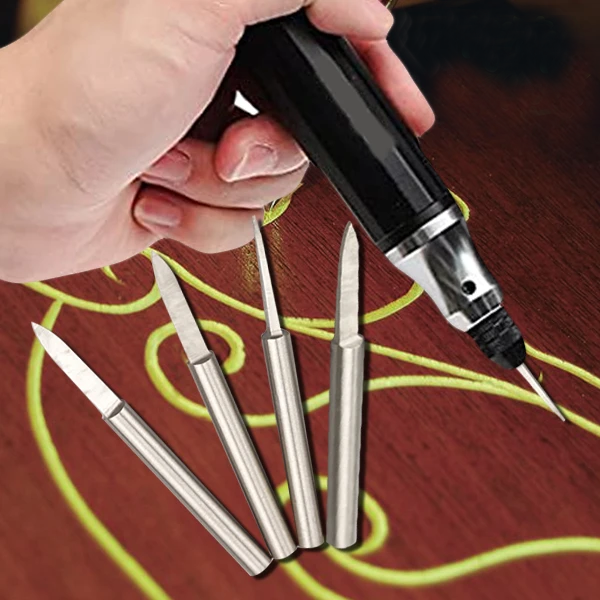 Double-Edged Carbide Carving Bits