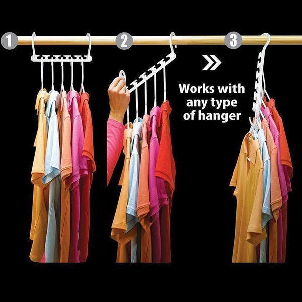 Magic Hangers Closet Space Saving (Plastic and Metal)