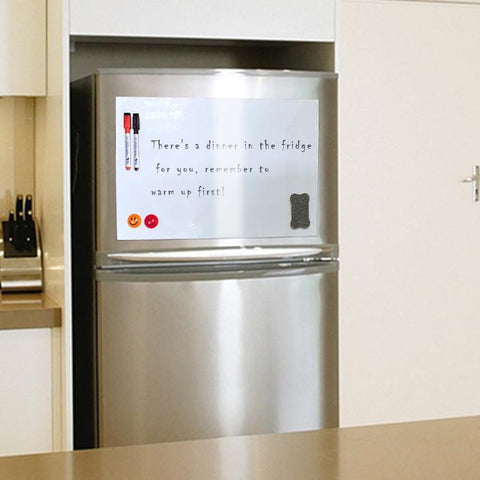 Magnetic refrigerator writing board