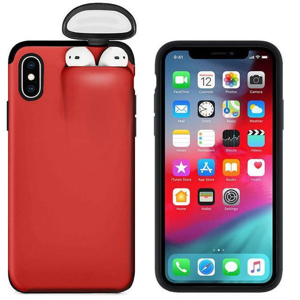 iPhone Cover for AirPods Holder Hard Case