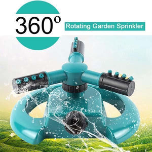 360-Degree Rotating Garden Sprinkler