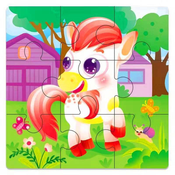 Kids Wooden Educational Toy Puzzle Learn From Home