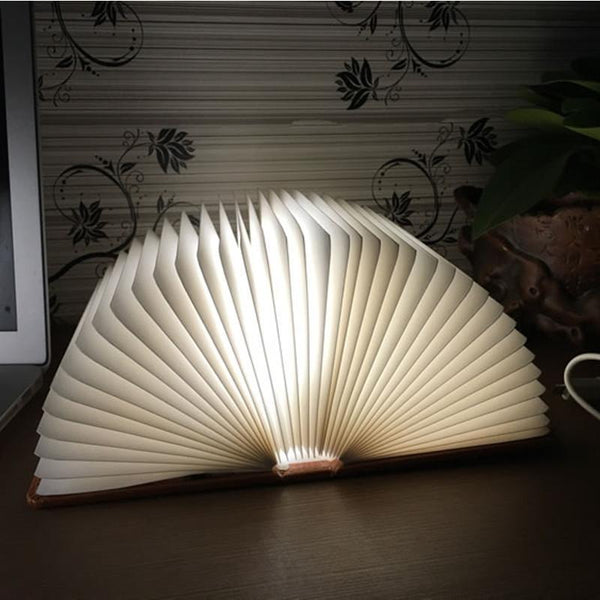 LED Five-color Night Light USB Charging Folding Book Light