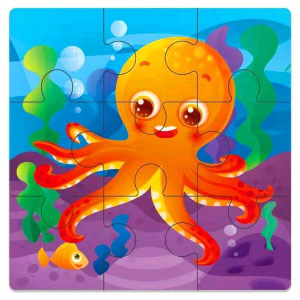 Kids Wooden Educational Toy Puzzle Learn From Home