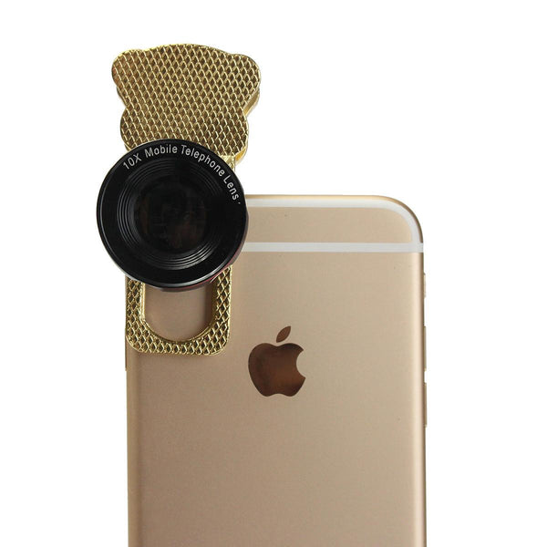 Clip-On 10X Zoom Telephoto Lens For Smartphone and Tablet