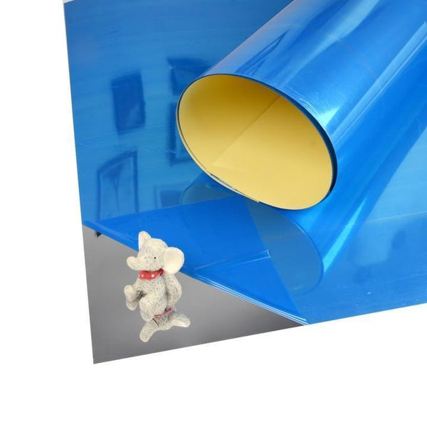 Mirror Wall Sticker Reflective Self-adhesive DIY PET Crystal Mirror Wall Decals