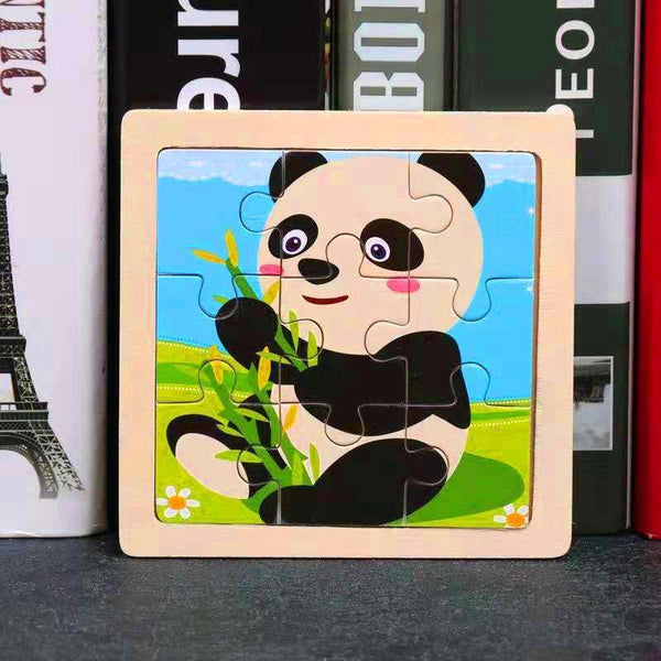 Kids Wooden Educational Toy Puzzle Learn From Home