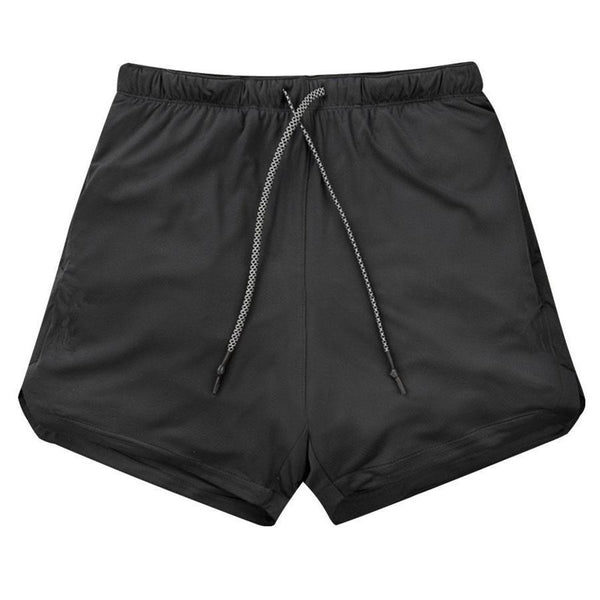 Men's 2 in 1 Fitness Running Shorts