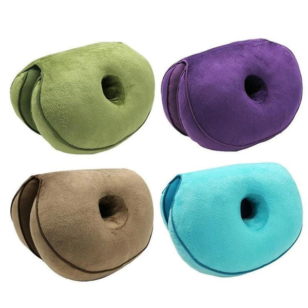 Foldable Dual Comfort Cushion Lift Hips Up Seat Cushion