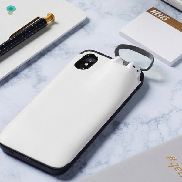 iPhone Cover for AirPods Holder Hard Case