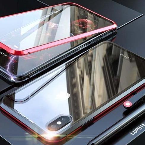 Iphone Double-sided Glass Magnetic King Mobile Phone Cases