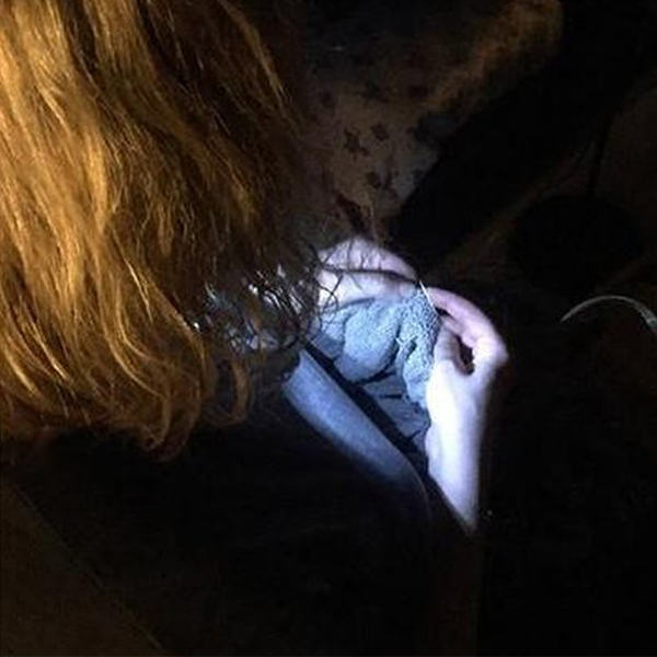 Knitting Crocheting Lamp - Your go-to tool while knitting!