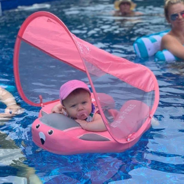 MAMBOBABY BABY FLOAT WITH CANOPY