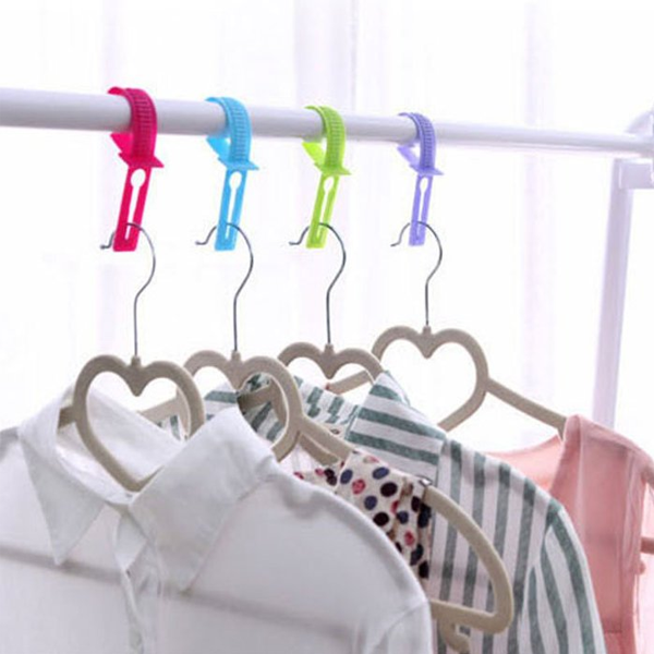 Multi-function Windproof Plastic Hook Strap Lock - 20PCS