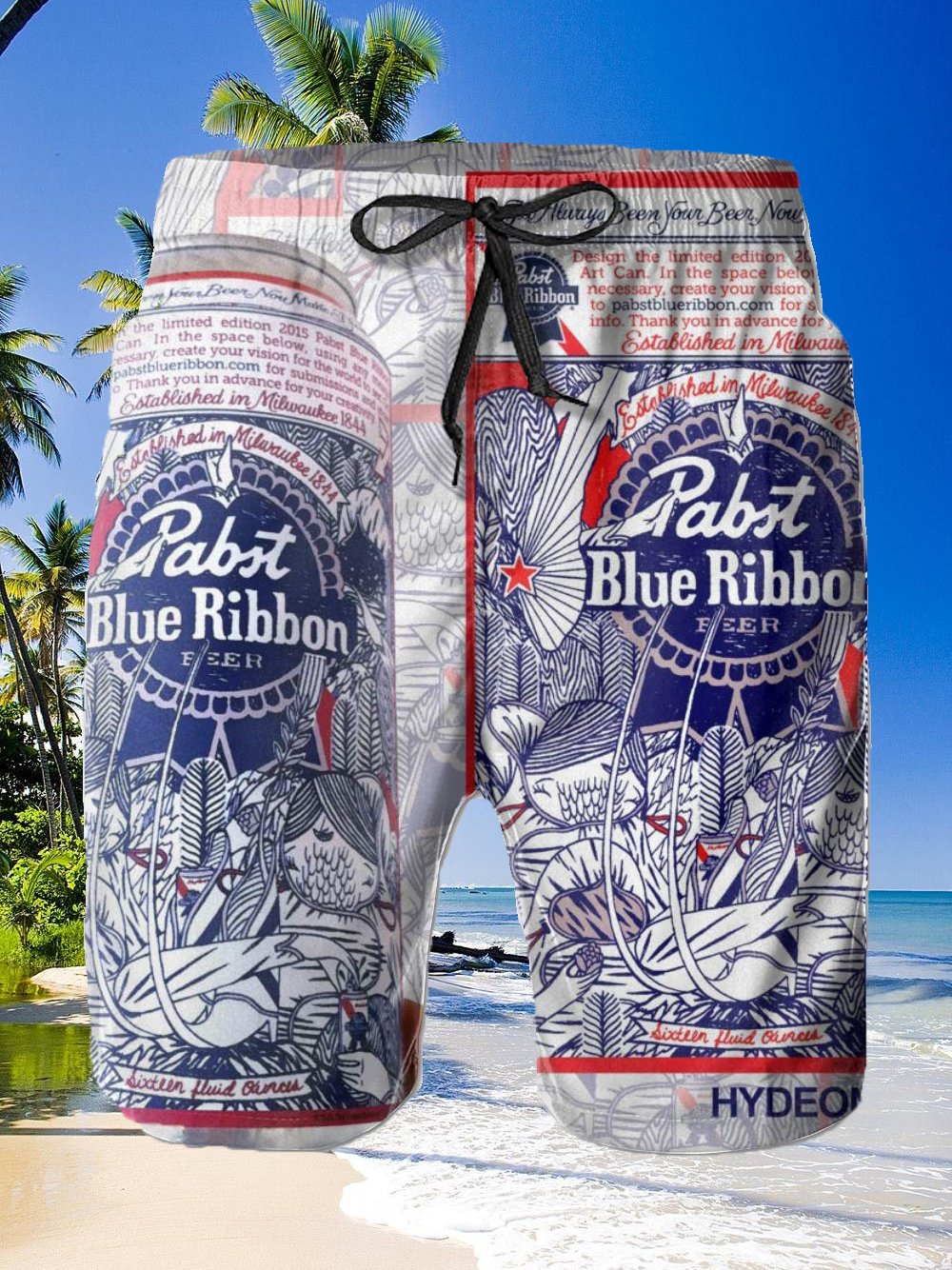 Men's PABST BLUE RIBBON Casual Shorts