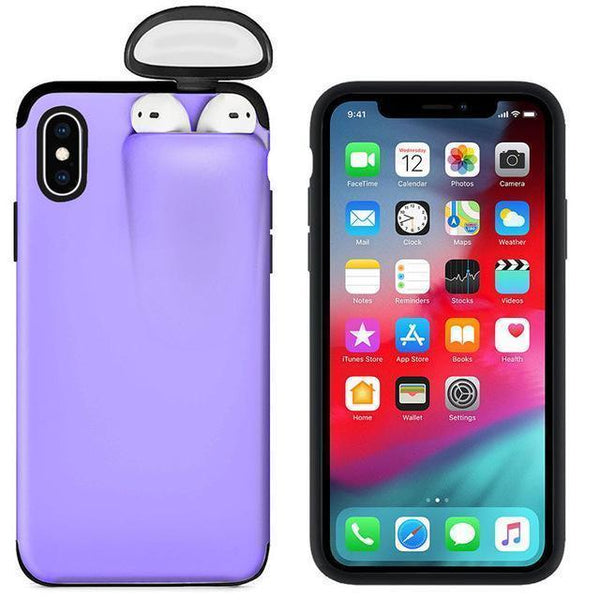 iPhone Cover for AirPods Holder Hard Case
