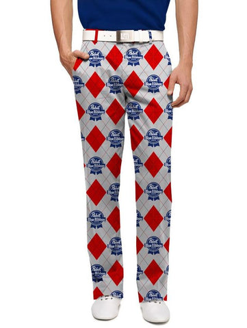 Men's Alcoholic PABST BLUE RIBBON BEER Printed Suit Pants