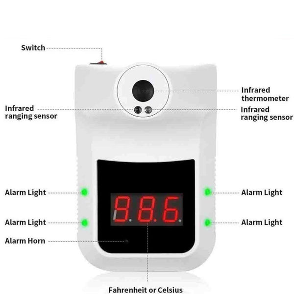 WALL MOUNTED NON CONTACT THERMOMETER