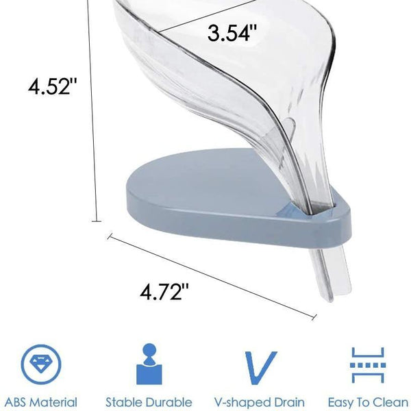 LEAF SHAPE SOAP DISH HOLDER