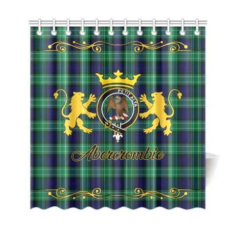 Tartan Shower Curtain - Abercrombie (Or Abercromby) Clan A9