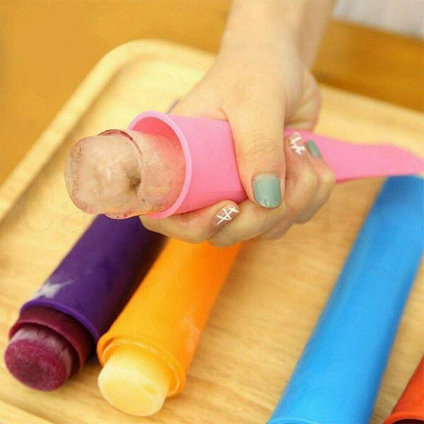 Colorful Silicone - Ice Pop Mold Set
