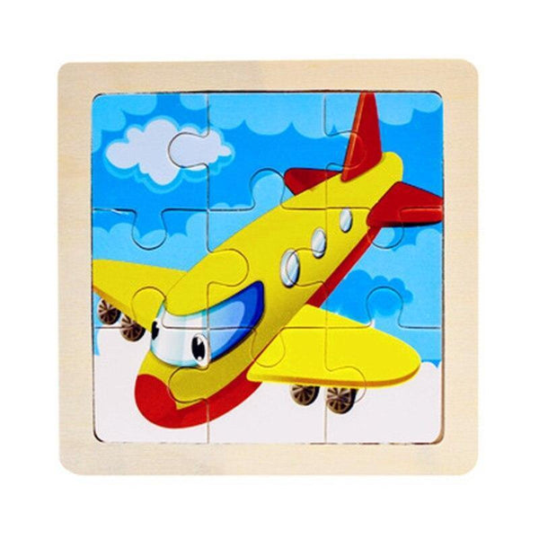 Kids Wooden Educational Toy Puzzle Learn From Home