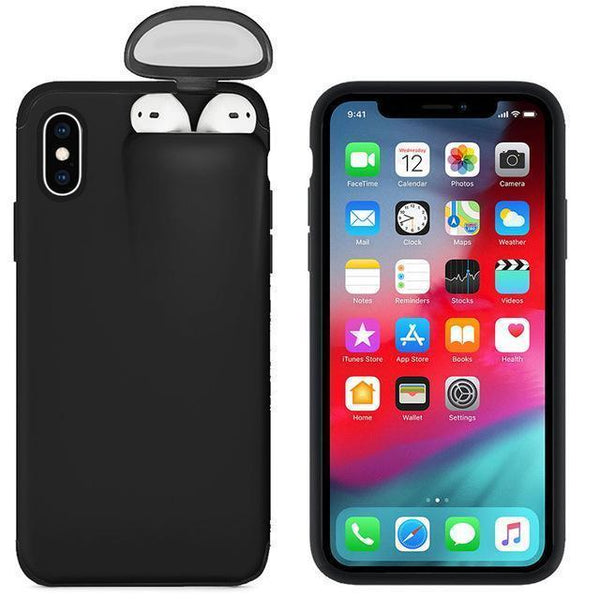 iPhone Cover for AirPods Holder Hard Case