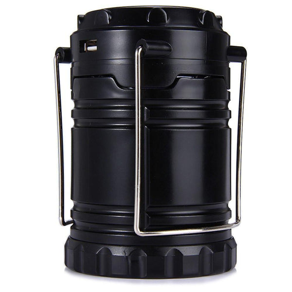 LED Solar Panel Collapsible Rechargeable Camping Light