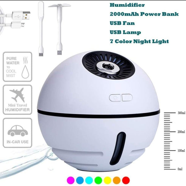 PORTABLE SPHERE HUMIDIFIER FAN