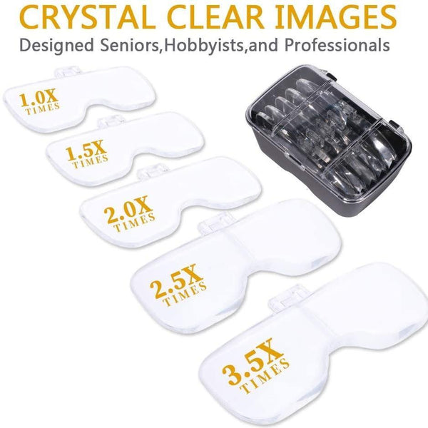 ADJUSTABLE MAGNIFYING GLASSES