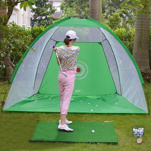 INDOOR GOLF PRACTICE NET CAGE