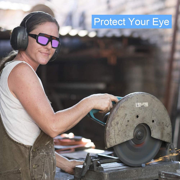 AUTO DARKENING WELDING GLASSES