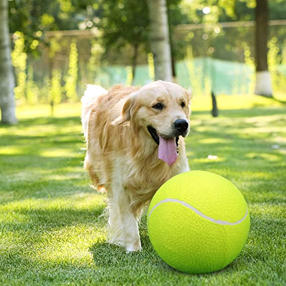 GIANT TENNIS BALL PET TOY
