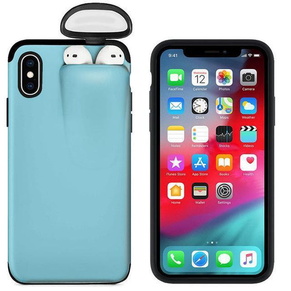 iPhone Cover for AirPods Holder Hard Case