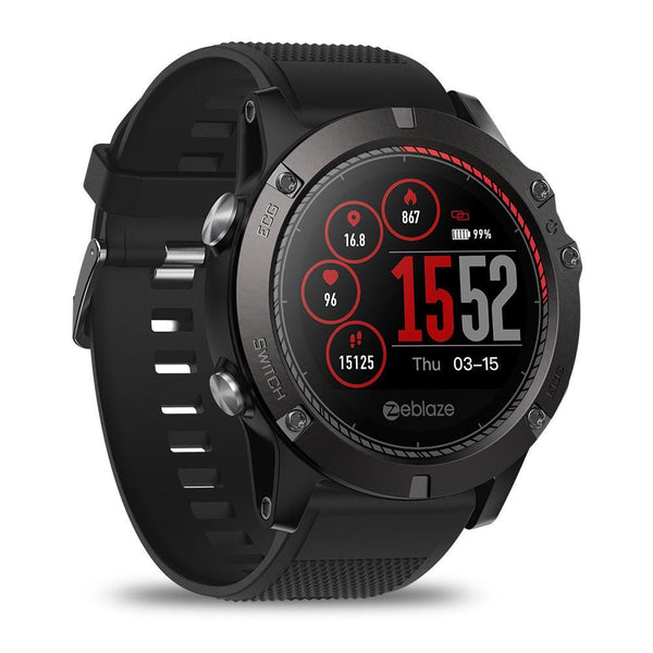 Zeblaze VIBE 3 ECG GREENCELL Heart Rate Instant ECG Activity Run Route Tracking Smart Watch