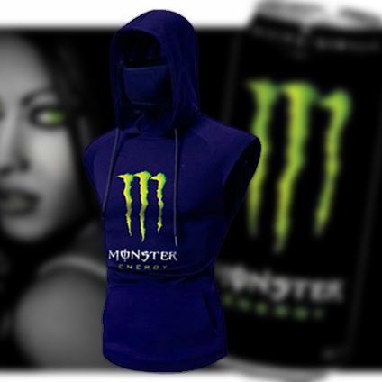 Men's MONSTER ENERGY Print Sleeveless Hoodie