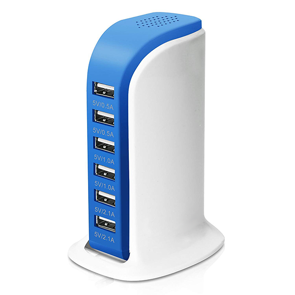 Portable USB charging station – Charge 6 Devices Simultaneously!