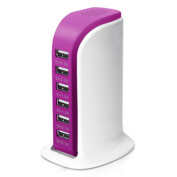 Portable USB charging station – Charge 6 Devices Simultaneously!