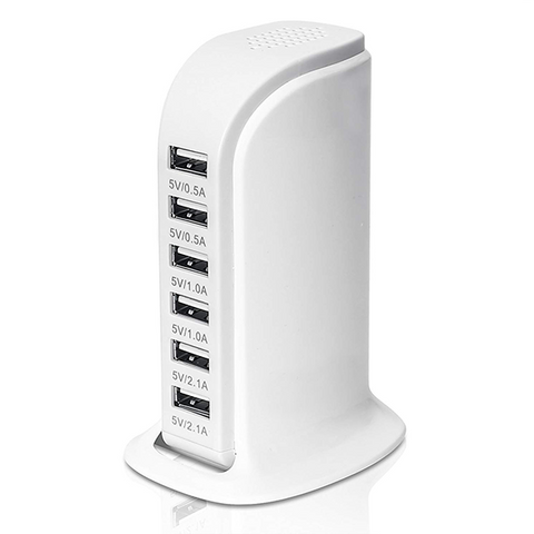 Portable USB charging station – Charge 6 Devices Simultaneously!