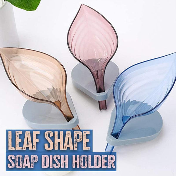 LEAF SHAPE SOAP DISH HOLDER