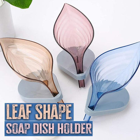 LEAF SHAPE SOAP DISH HOLDER