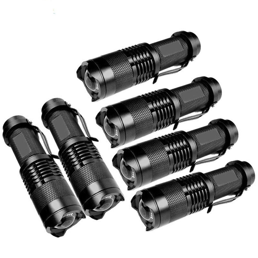 Mini Flashlight CREE 1200 lumens  3 mode  Zoomable Tac Light Torch- Get 6 for only $24.95