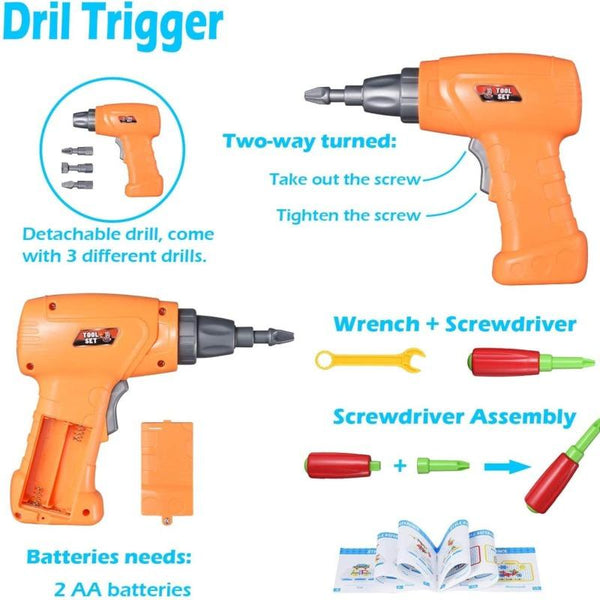 EDUCATIONAL DRILL PUZZLE SCREWS KIT